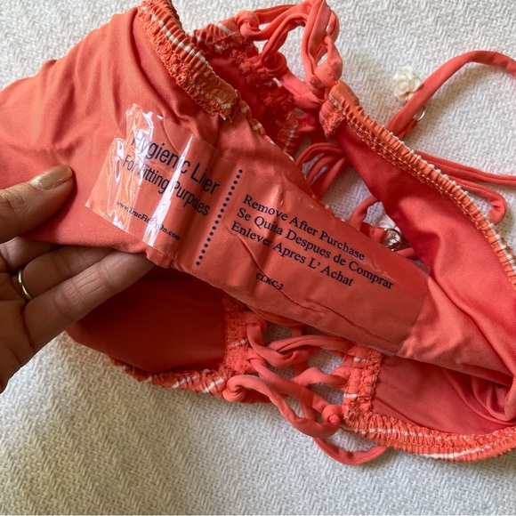 Isabella Rose Smocked Bikini Bottom S - Picture 4 of 7